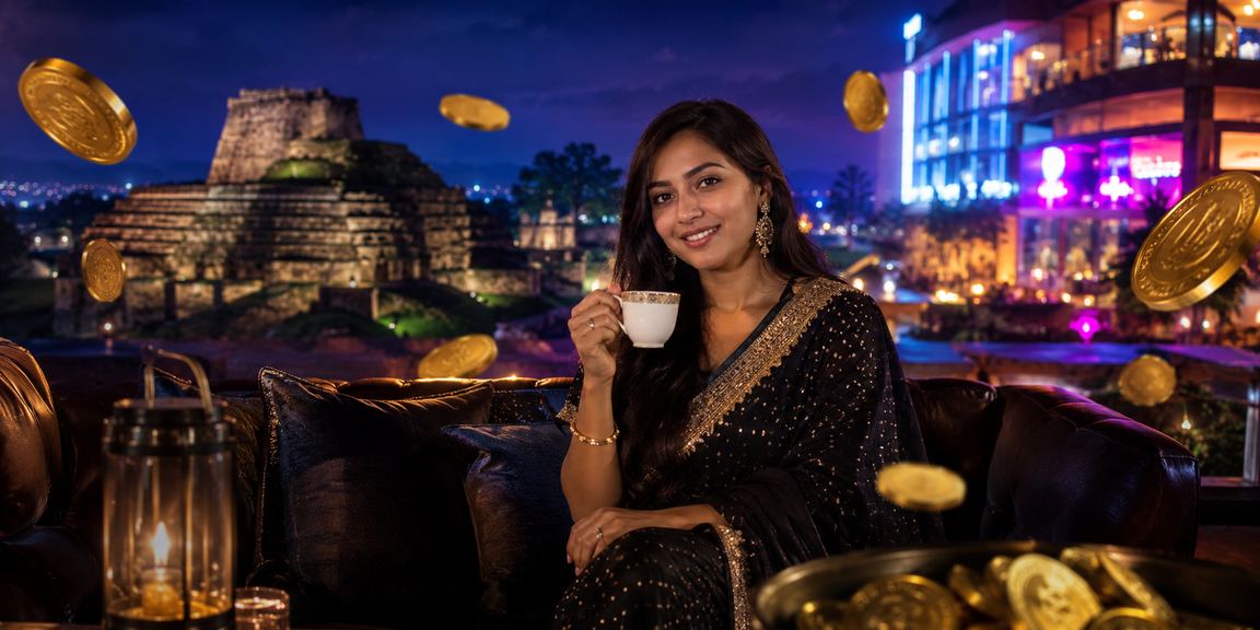 বগুড়ায় নিওন আলোয় ক্রিকেট বেটিং উপভোগ করছেন একজন বাংলাদেশি খেলোয়াড়