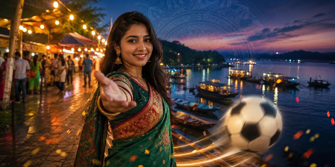 রাঙামাটিতে রাতের বাজারে ফুটবল বেটিং উপভোগ করছেন একজন বাংলাদেশি ব্যবহারকারী